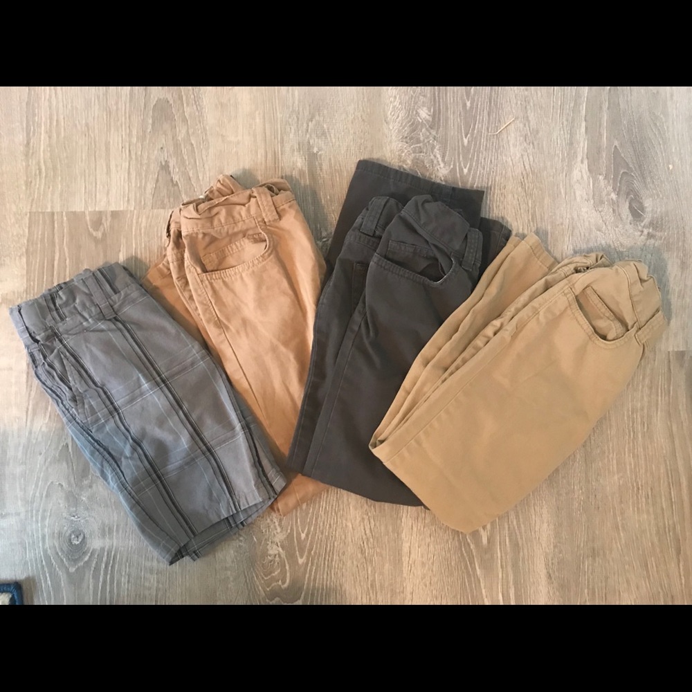 3 pairs of pants & 1 pair of shorts